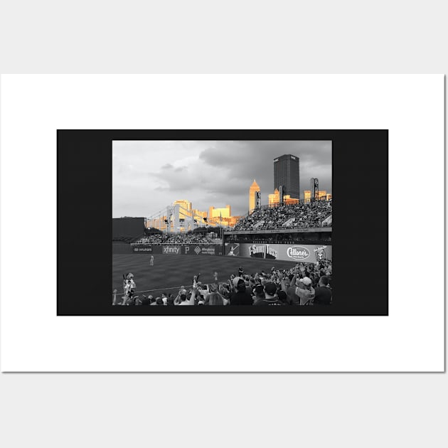 Black and Gold City Wall Art by Imagery
